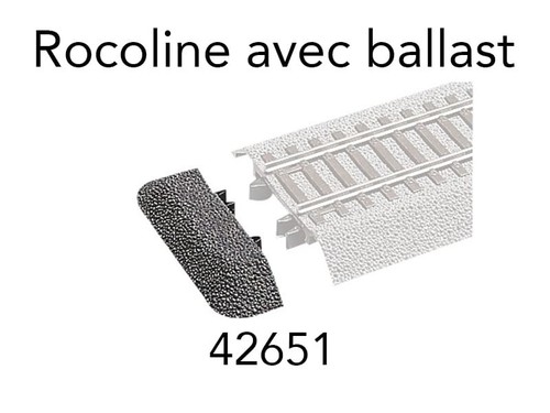 Roco extrémité ballast - de,