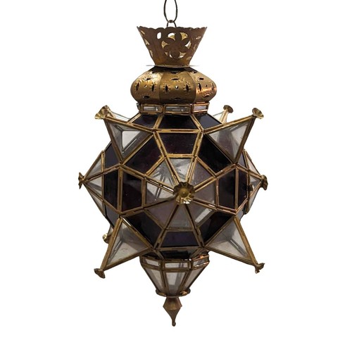 Lustre étoile oriental tole
