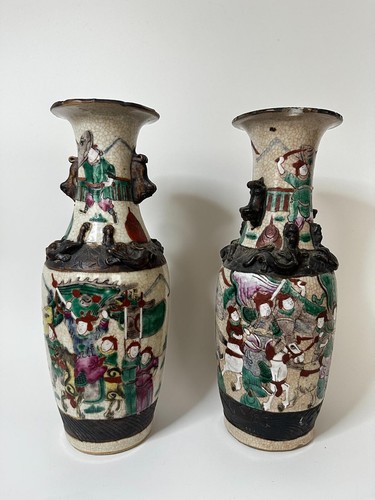 Paire grands vases chinois - paire,