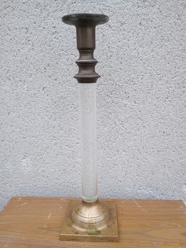 Flambeau bougeoir laiton et - en,