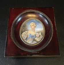 Ancien portrait miniature