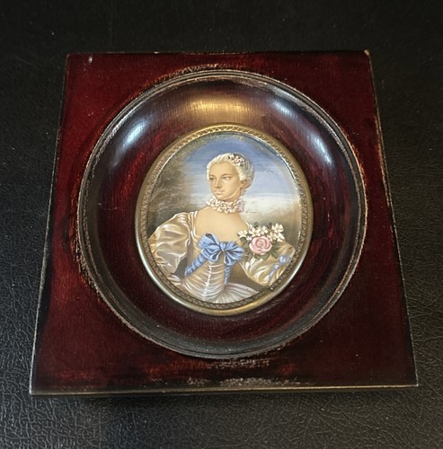 Ancien portrait miniature