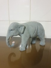 Ancien Éléphant Creche Noël Devineau Taille 4 11Cm Floqué 