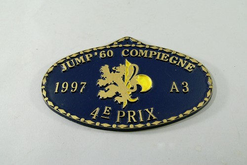 Plaque ovale concours - plaque,