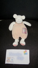 doudou peluche souris rose