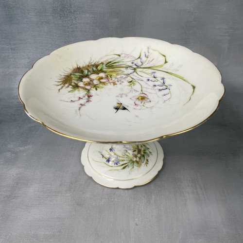 Ancien compotier coupe sur