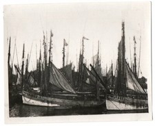 Photo snapshot 1930 barques - photo, c.