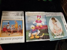 3 Vintage Doll Clothing