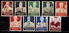 Reich allemand 1934 Mi 556-564 profession MH *