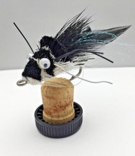 Mouche Poisson Brochet Noir Natation Grenouille Paquet De 2 Taille 3/0 Avec