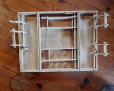  ANCIEN COFFRET BOIS  OUTILS POUR ENFANT VIDE PETIT MENUISIER...