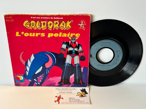 45t livre disque - livre, goldorak