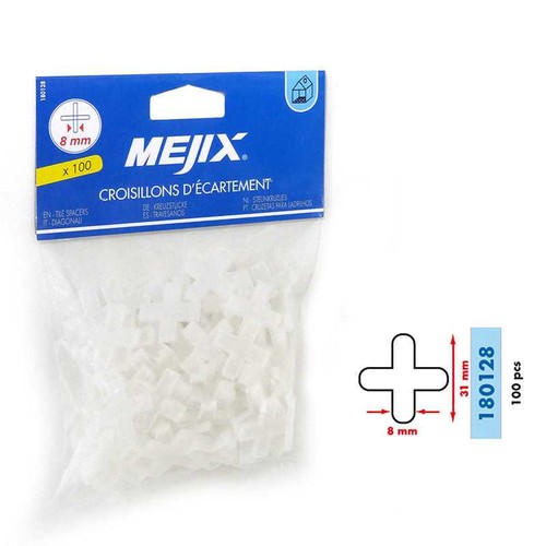 Croisillons écartement mm - d'écartement, 8