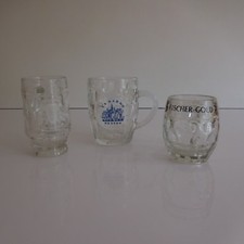 3 chopes bière beer mugs