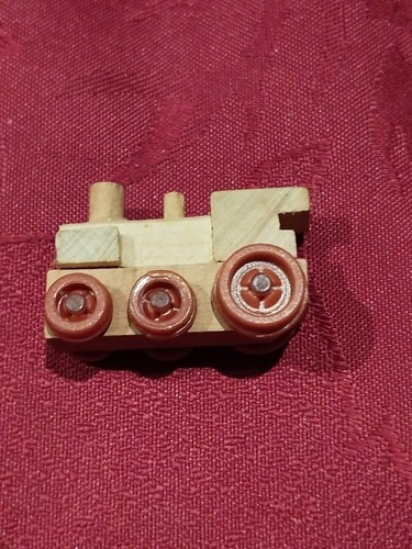 Kinder wooden locomotive - kinder, toy