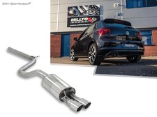 Milltek Système d'échappement sport Partir Opf VW Polo 6 Gti Type Aw 2x90mm Rund