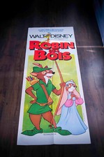 ROBIN HOOD Walt Disney French Door Panel Vintage Movie Poster Original R1978