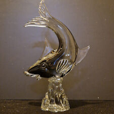 Murano G. Campanella - Grand poisson en verre soufflé - H. 30,5 cm - 1970