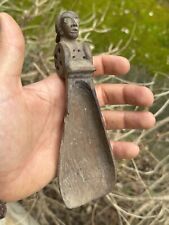 Curiosité Bois Art Populaire France XVIII Eme Siècle Cuillère ? Tabac ? 18 Eme