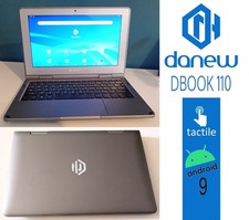 PC TABLETTE DANEW dbook 110 - Android 9 - 10.1" - 16 Go - Argent gris/argent .