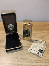 Ancien Briquet Lingot D'Or  Des Années 80' Golden A Saisir 