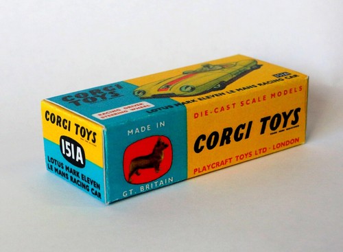 Corgi toys boîte box repro