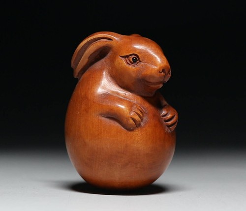 Ancien lapin japonais - , netsuke
