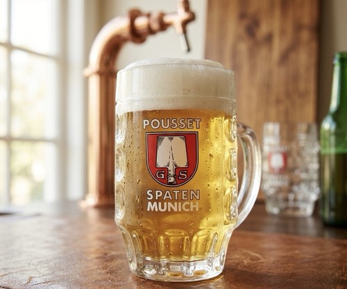 Rare chope bière vintage - chope,