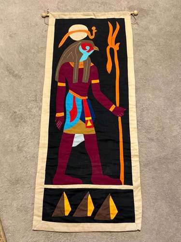 Vtg egyptian revival applique - vtg,