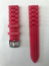  BRACELET MONTRE SILICONE ROSE FUSHIA 20 MM