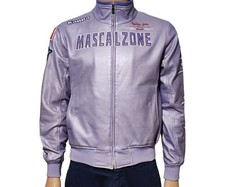 limited edition kappa leather effect jacket mascalzone rétro vintage size L