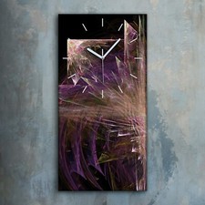 Horloge murale sur toile 30x60