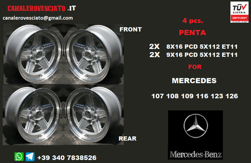 Jantes penta kit 16 - penta, 8j