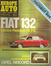 EUROPE AUTO 1972 63 OPEL