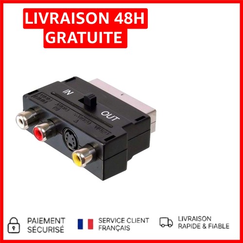 Connecteur scart rca - 3,