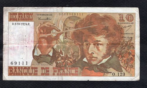 Francs berlioz 10 1974 - 10, 3.10.1974
