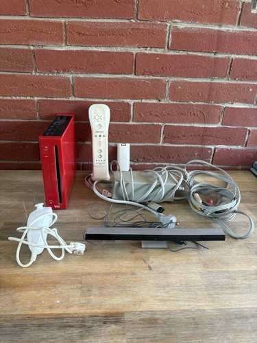 Console nintendo wii rouge - console,