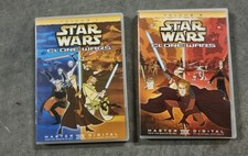 Star Wars Clone Wars Volume Vol 1 et 2 / Le Film Lot 2 DVD Dessin Animé