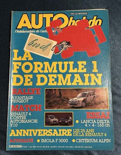 Auto hebdo autohebdo 526 - autohebdo, du