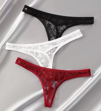 3 strings Taille L en dentelle