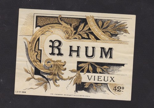 Ancienne étiquette alcool - ,