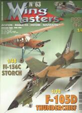 WING MASTERS N°63 POTEZ 63.11 / F-05D THUNDERCHIEF / FI-156C STORCH /F-86H SABRE