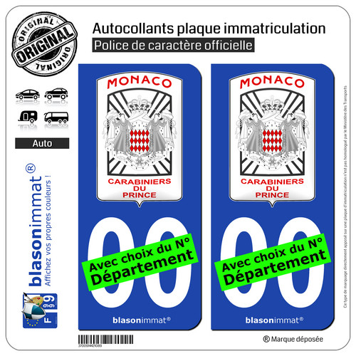 Stickers autocollant plaque - 2,