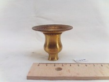 bobèche de lustre, bougeoir en laiton  H: 47 mm, Ø 57 mm, pas de 10 mm (CZ27)