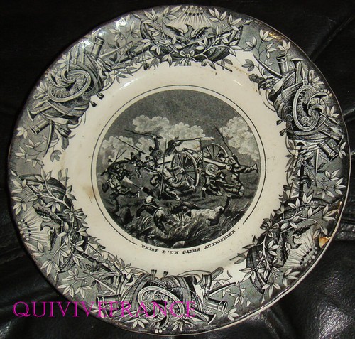 Ass036 assiette la cavalerie - assiette,