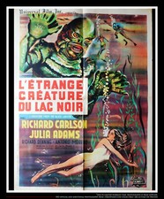 CREATURE FROM THE BLACK LAGOON ? French Moyenne Vintage Movie Poster Original