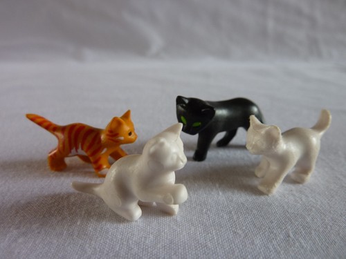 Playmobil lot 4 chatons - ,