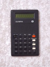 Mk9Dxr - Calculatrice LCD Olympia 1600 Design - Vintage - Prix Du Design 1978
