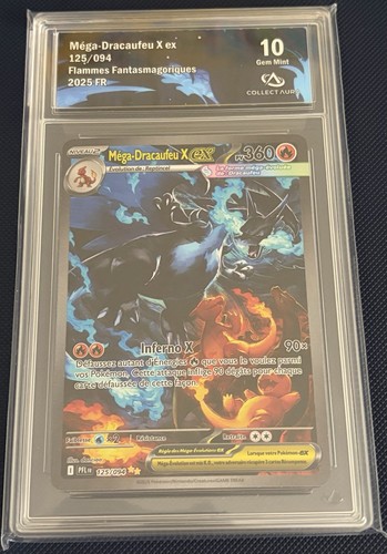 Carte pokémon méga dracaufeu - carte, méga-dracaufeu