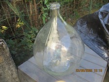 ancienne bonbonne en verre dame jeanne tres bon etat